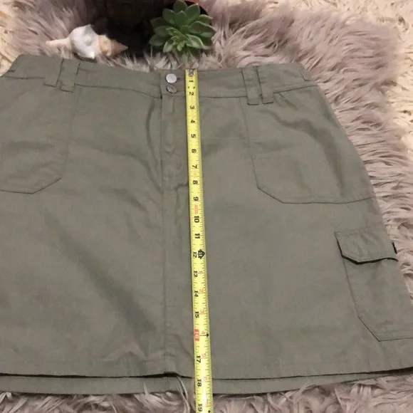 Sonoma Life + Style Skort-Sz 14-Olive Green-Cotton - Picture 6 of 16
